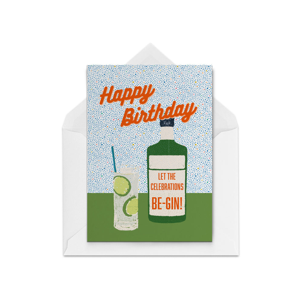 birthday card gin funny