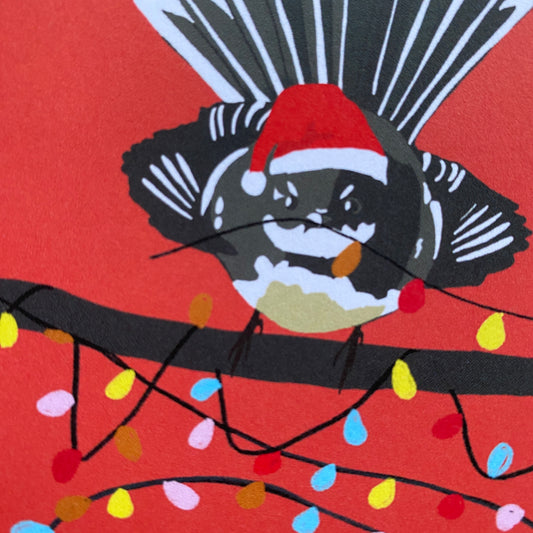 Fantail Lights Christmas Card