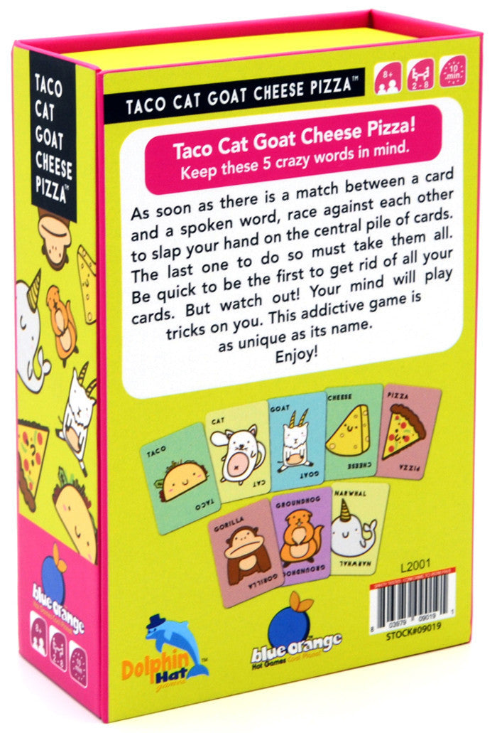 Taco Cat Goat Cheese Pizza Card Game