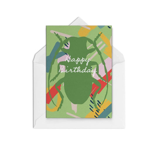 Birthday Beetle WS - The Paper People Greeting Cards