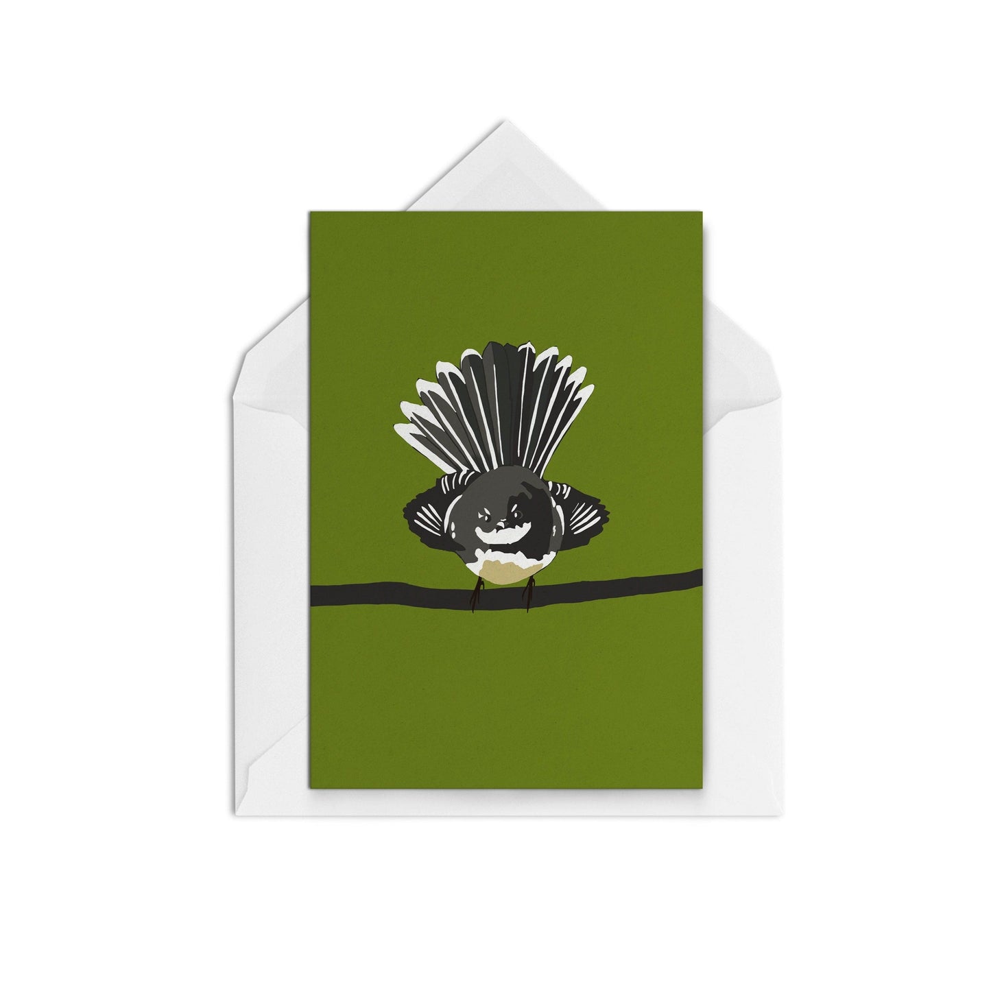 Fantail / Pīwakawaka  WS - The Paper People Greeting Cards