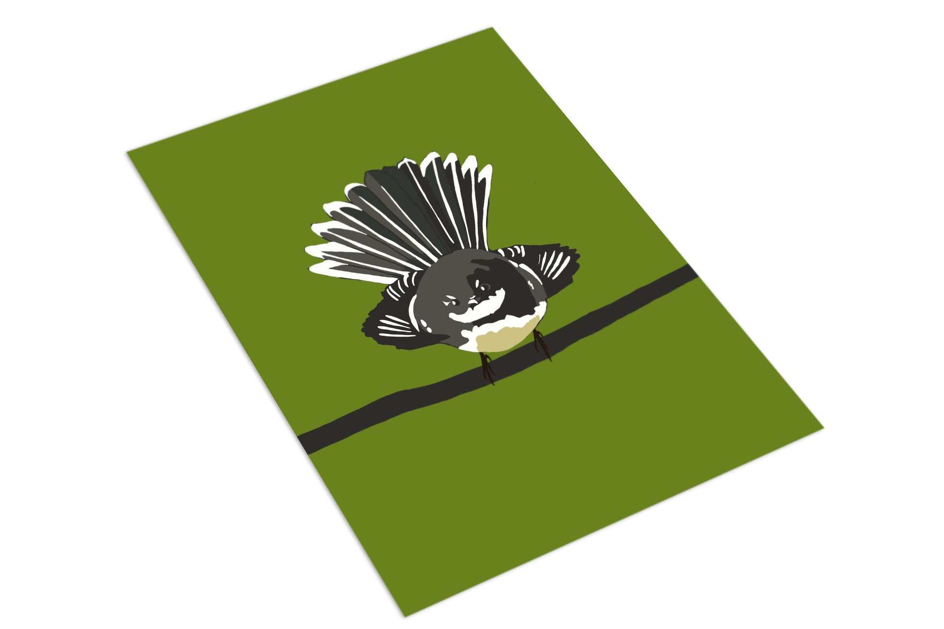 Fantail / Pīwakawaka  WS - The Paper People Greeting Cards