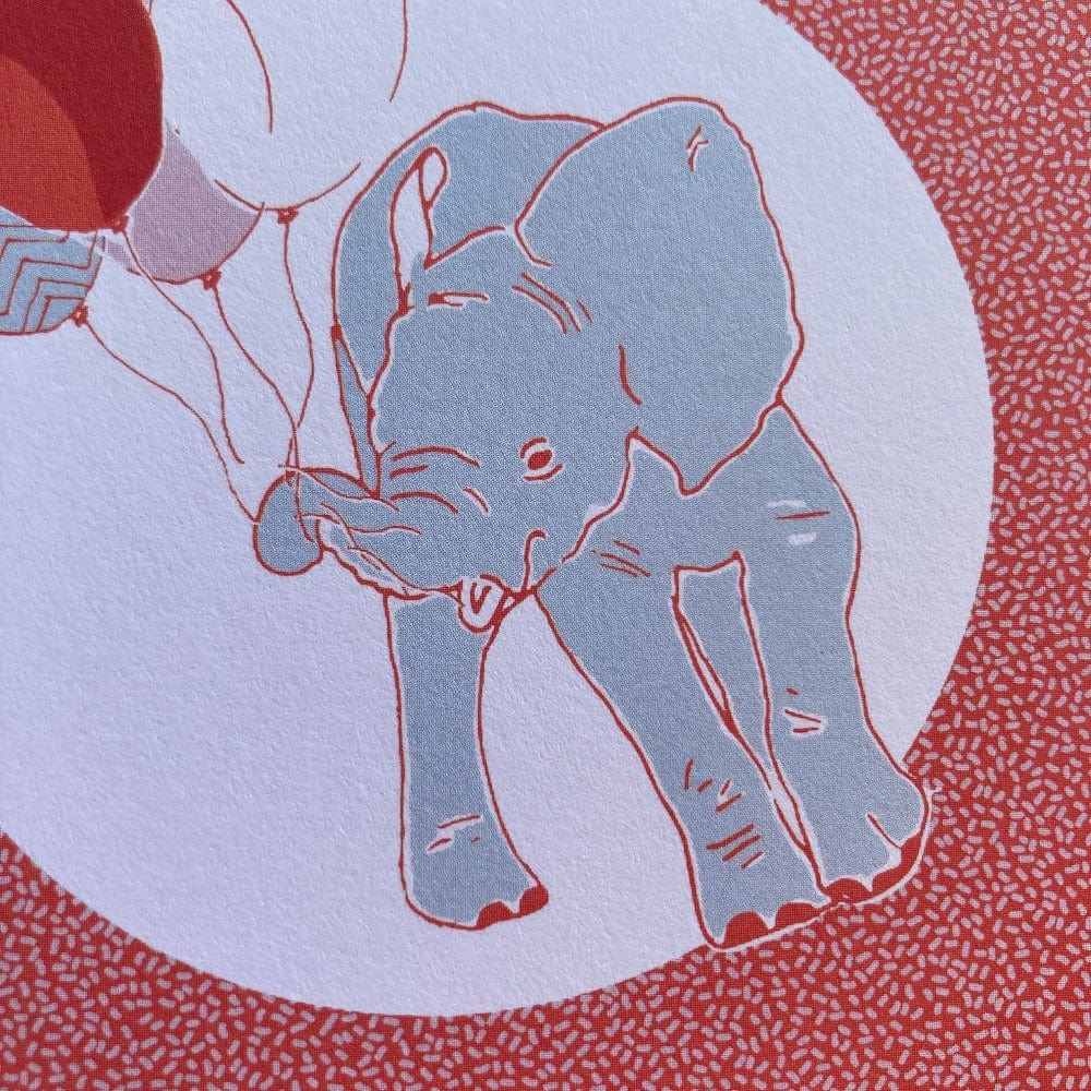 Baby Elephant - The Paper People Greeting Cards