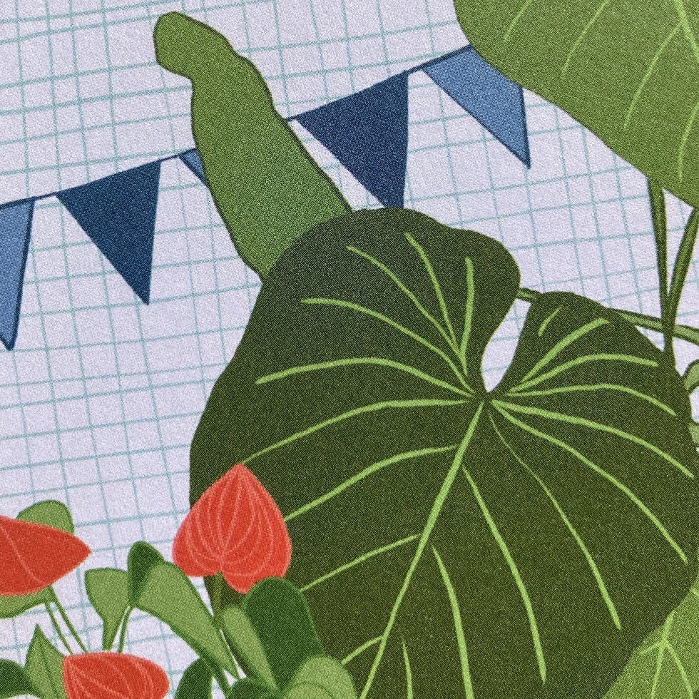 Houseplants & Bunting - The Paper People Greeting Cards