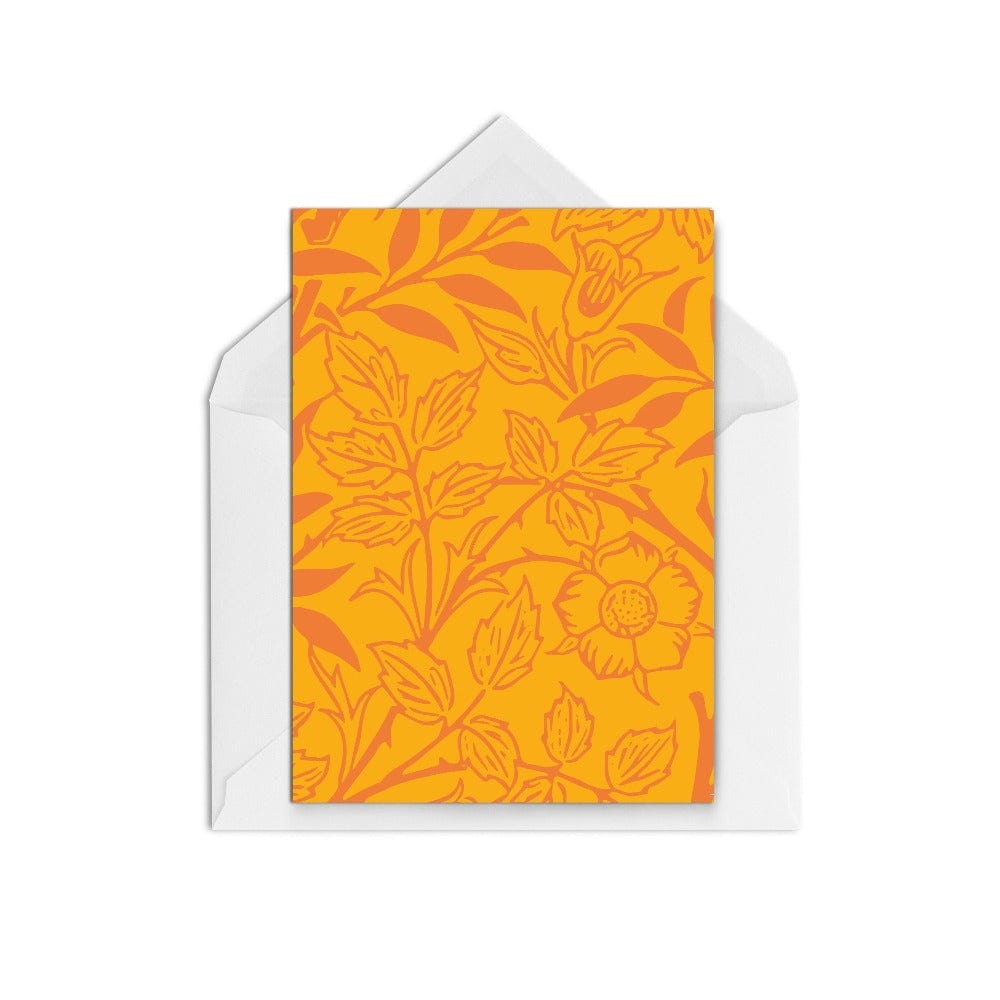 Morris Yellow WS - The Paper People Greeting Cards