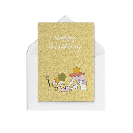 Happy Birthday Beach WS - The Paper People Greeting Cards