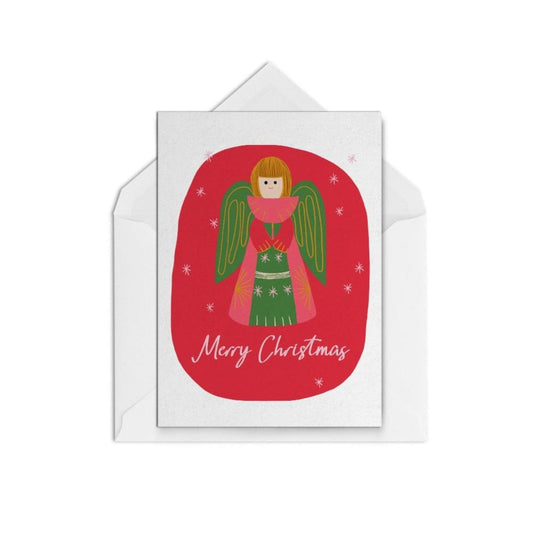 Christmas Angel WS - The Paper People Greeting Cards