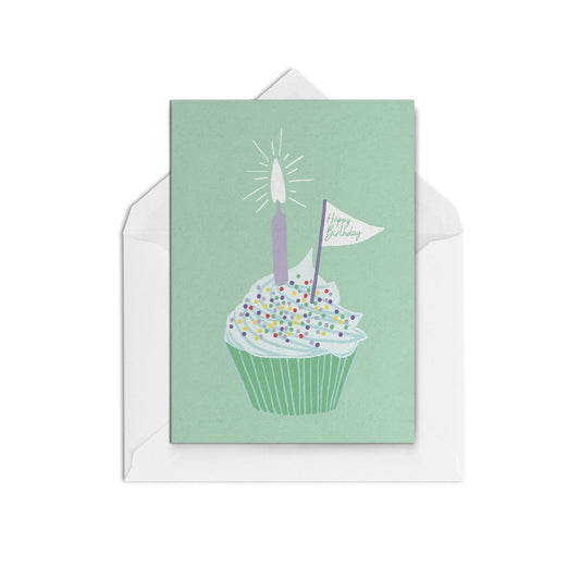 Birthday Cupcake - The Paper People birthday Greeting Cards