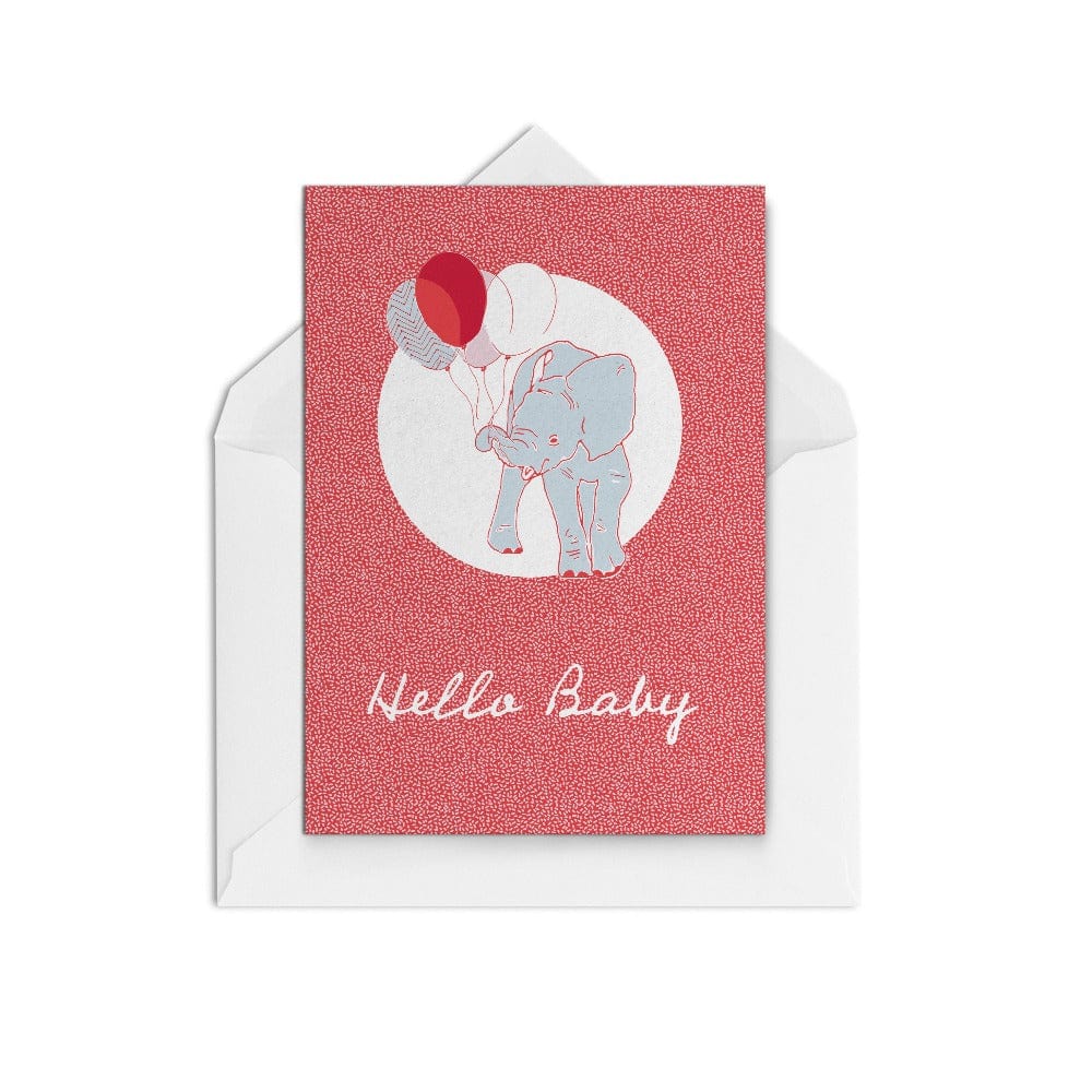 Baby Elephant - The Paper People Greeting Cards