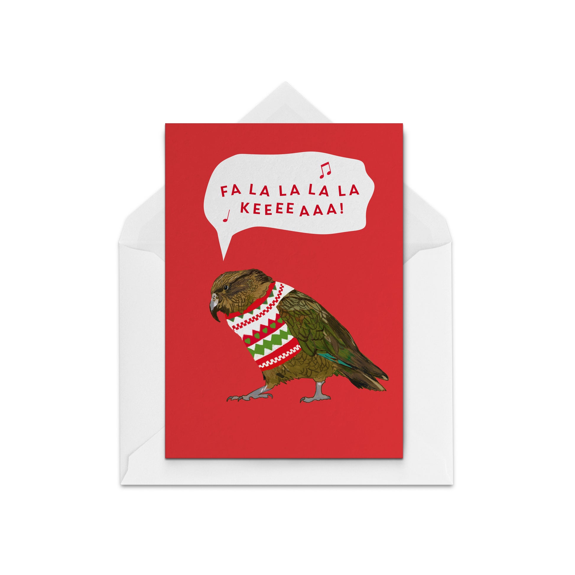 Falalalala Kea WS - The Paper People Greeting Cards