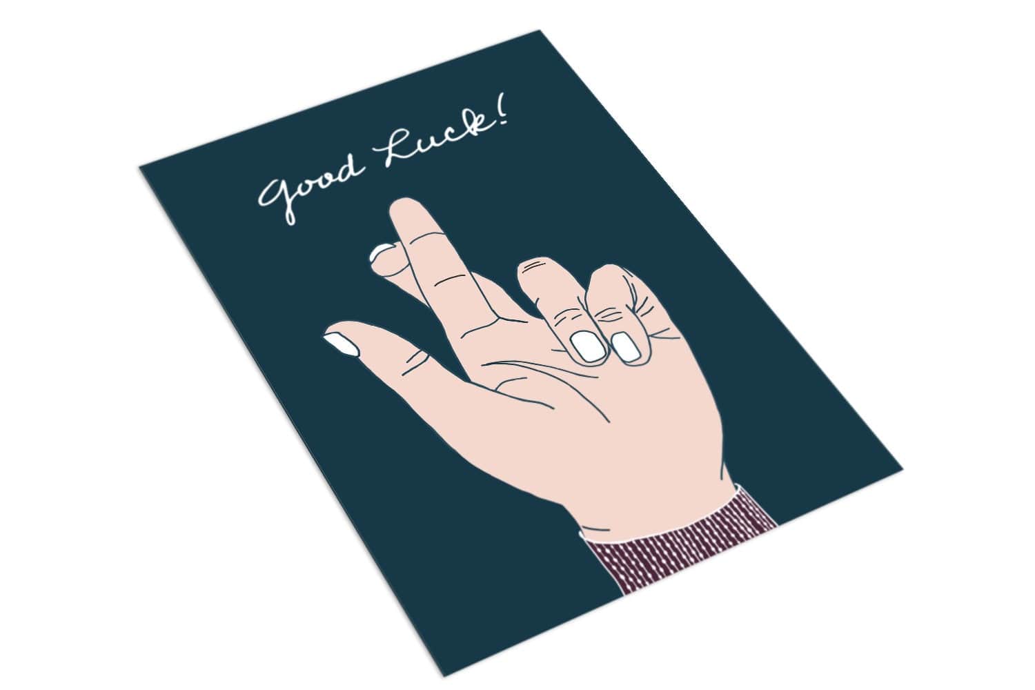 Fingers Crossed WS - The Paper People Greeting Cards