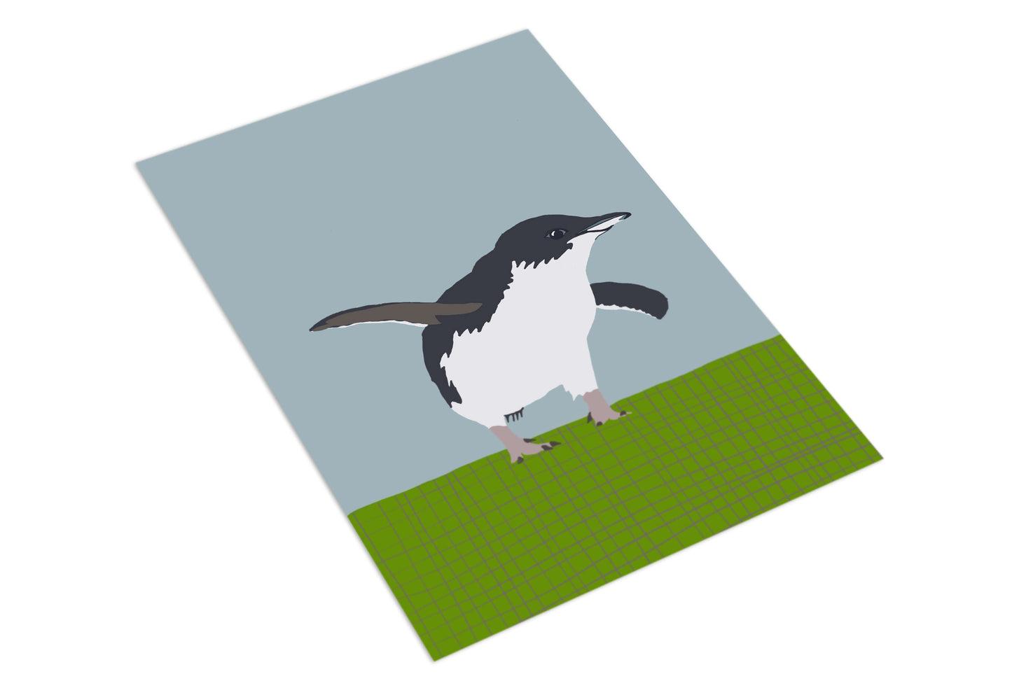 Little Grey Penguin WS - The Paper People Greeting Cards