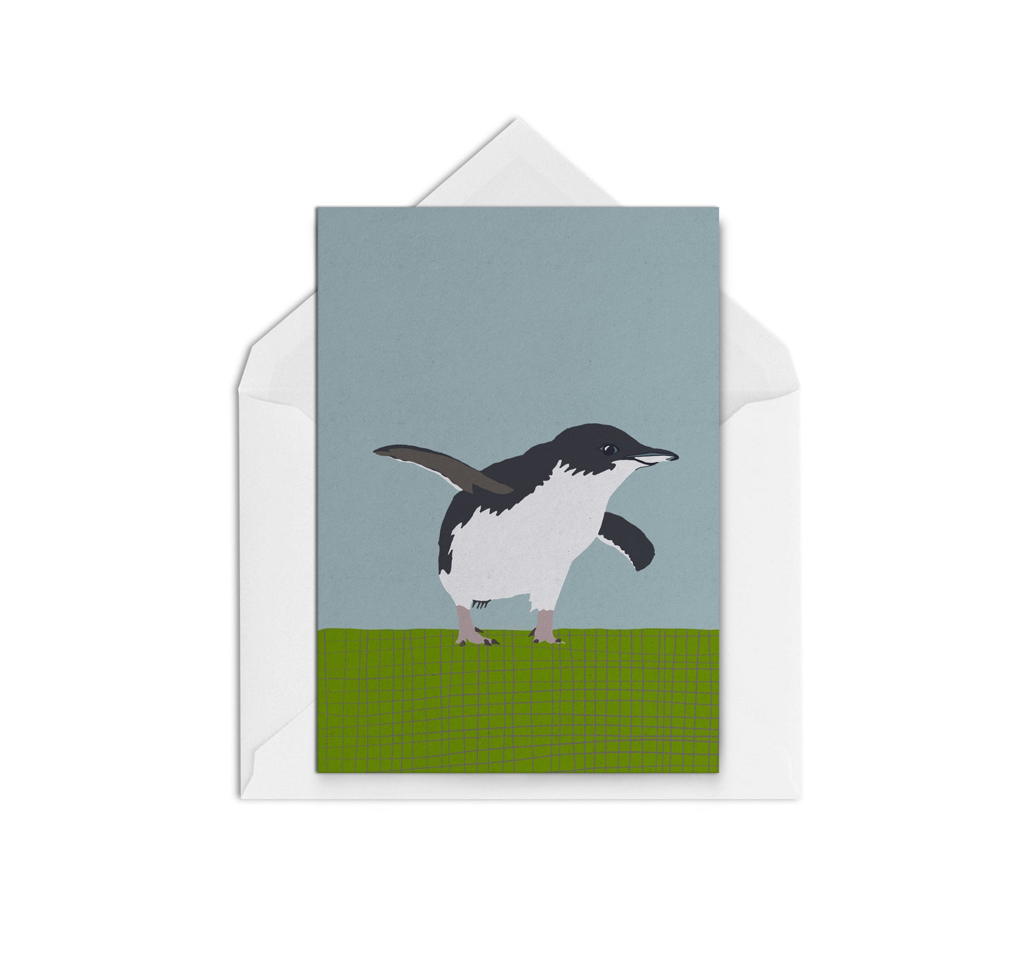 Little Grey Penguin WS - The Paper People Greeting Cards