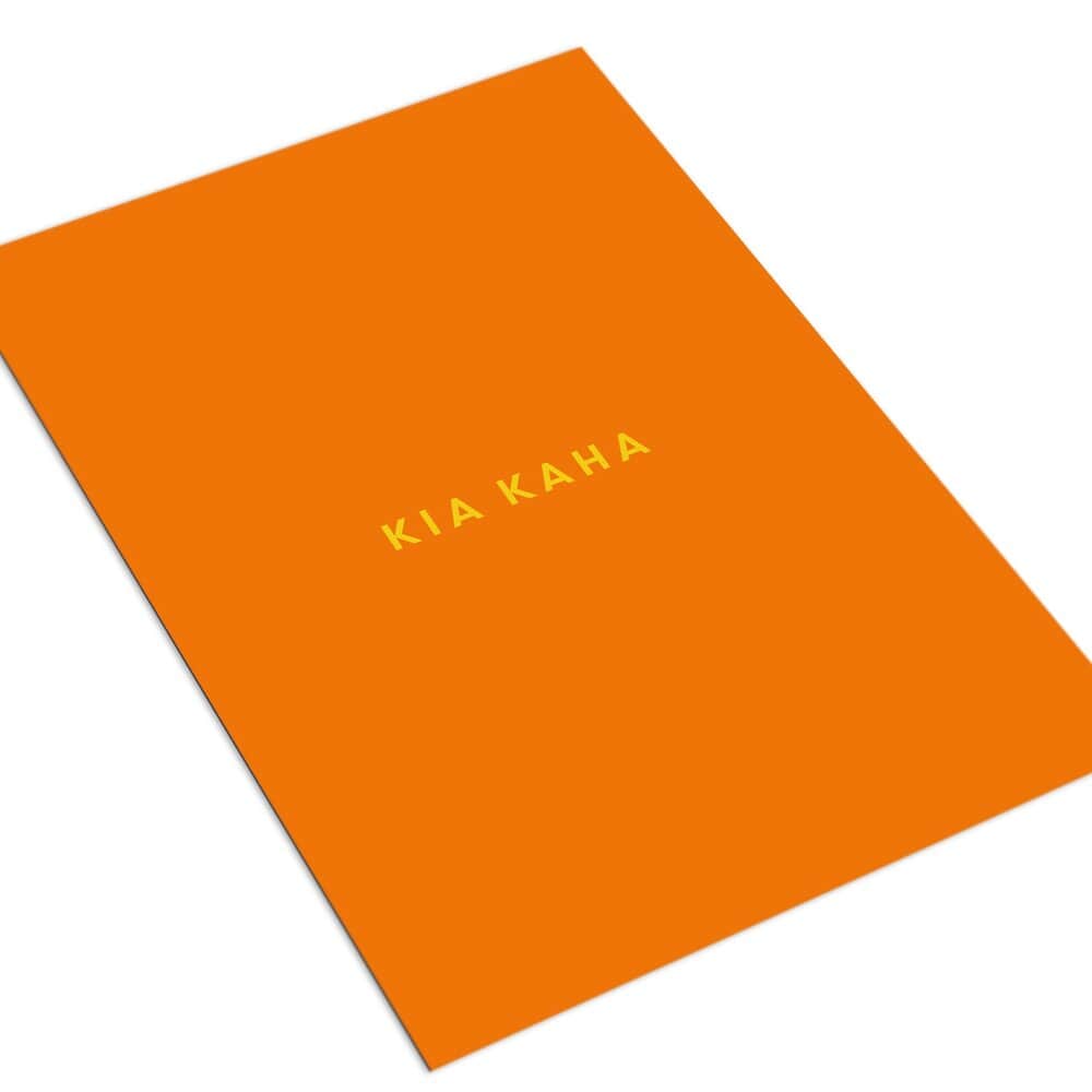 Kia Kaha WS - The Paper People Greeting Cards