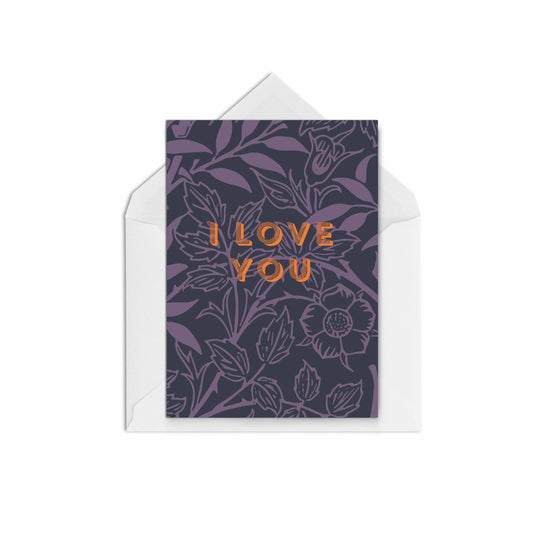 I Love You Flowers WS - The Paper People Greeting Cards