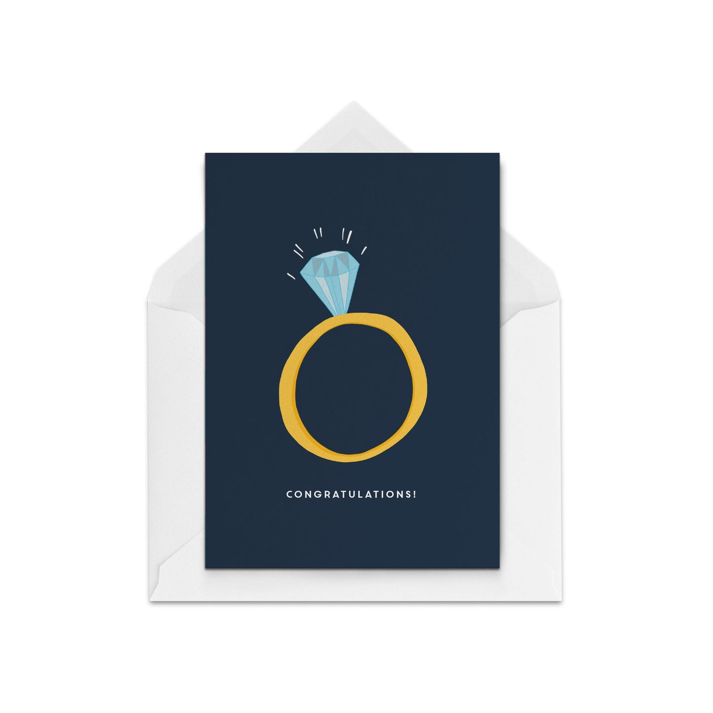 Congratulations Ring WS - The Paper People Greeting Cards