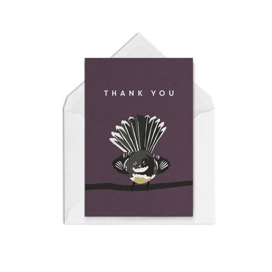 Thank You Fantail WS - The Paper People Greeting Cards